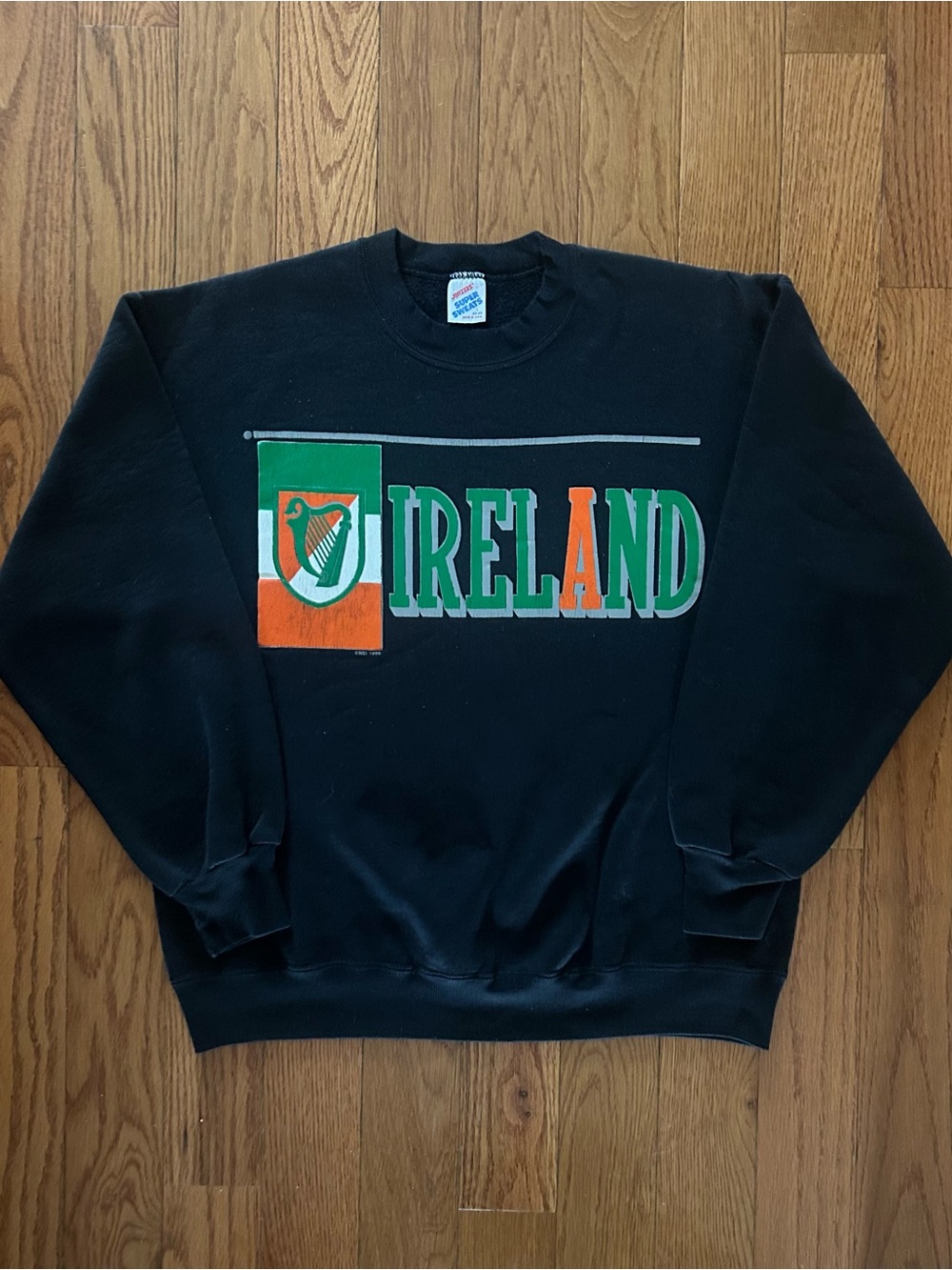 Ireland 1990 Jerzees Vintage Crewneck Size Large